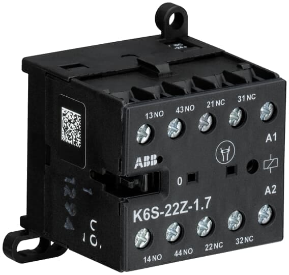 ABB - K6S-22Z-1.7-71 Mini Contactor Relay 24VCC, 1.7W MINICONT. AUS