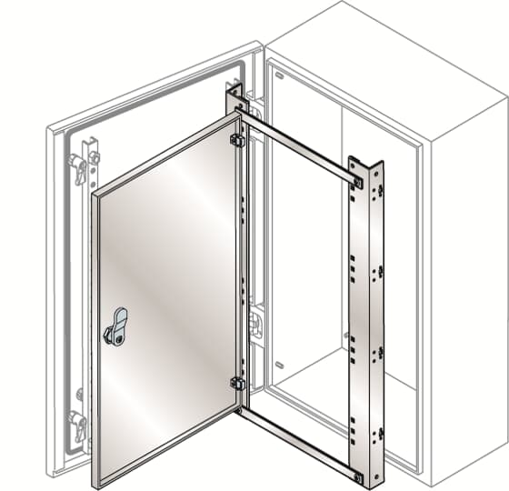 ABB - Inner door 400x300 HXW CONTROPORTA 400X300 HXL-INOX.