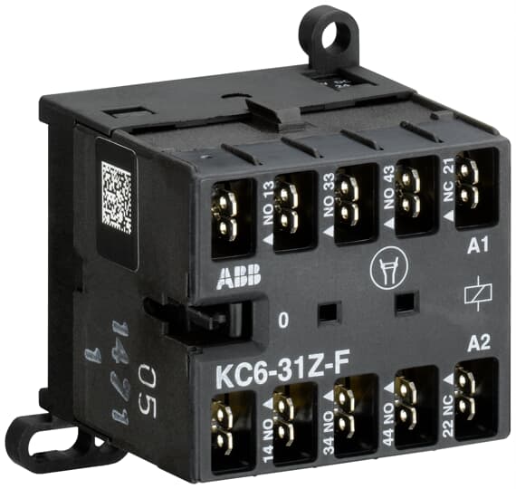 ABB - KC6-31Z-F-04 Mini Contactor Relay 110-125VCC MINICONT. AUSILI.