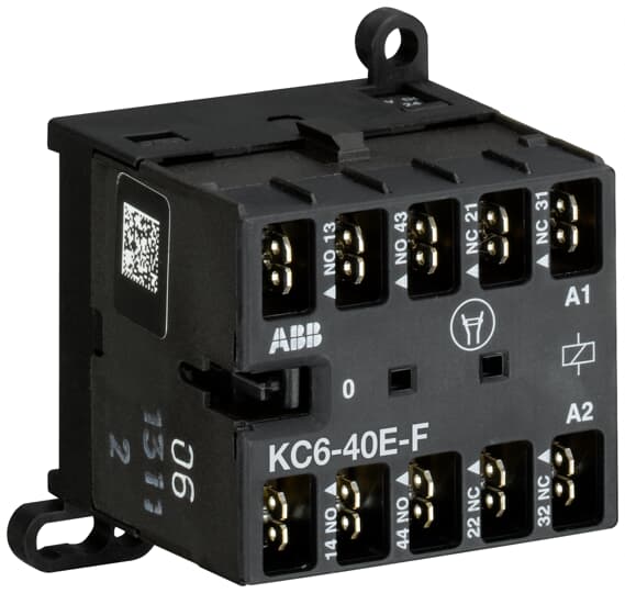 ABB - KC6-40E-F-04 Mini Contactor Relay 110-125VCC MINICONT. AUSILI.