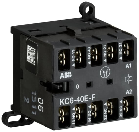 ABB - KC6-40E-F-04 Mini Contactor Relay 110-125VCC MINICONT. AUSILI.