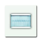 ABB - 6122/10-884-500 BW standard RIL. PRESENZA, BIANCO OPACO.