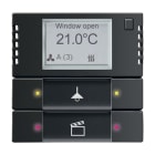 ABB - 6128/28-885-500 RTC Control element 2/4g TERMOSTATO NERO. KNXI0048