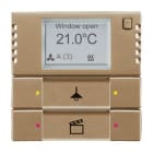 ABB - 6128/28-840 RTC Control element 2/4g TERMOSTATO, OTTONE ANTICO.