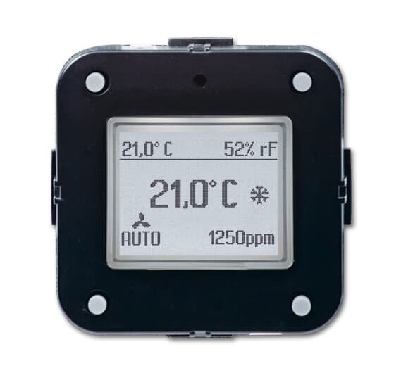 ABB - 6109/28-500 CO2 RTC HUM w. input 5f. TERMOSTATO, SENSORE CO2 E UMIDITÀ.
