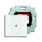 ABB - Control element 1g with white matte single switch
