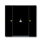 ABB - Control element 1/2gang interruttore singolo antracite 6125/02-81-500