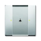 ABB - 6125/02-866 Control element 1/2gang Interruttore singolo acciaio inox.