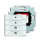 ABB - Control element 4g with BAU Interruttore Q.PLO bianco lucido.