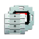 ABB - Control element 4g with BAU and stainless steel switch plate.