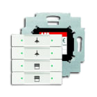 ABB - Control element 4g with BAU and INTER. Q.PLO in matte white.