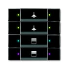 ABB - Control element 4/8gang Interruttore Q.Plo Antracite 6127/02-81-500