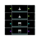 ABB - Control element 4/8gang Interruttore Q.Plo Antracite 6127/02-81-500