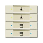 ABB - Control element 4/8gang Interruttore Quadruplo Avorio 6127/02-82-500