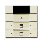 ABB - Control element 3/6g with IR, INT 3/6, RIC.IR, AVORIO. KNXN0064