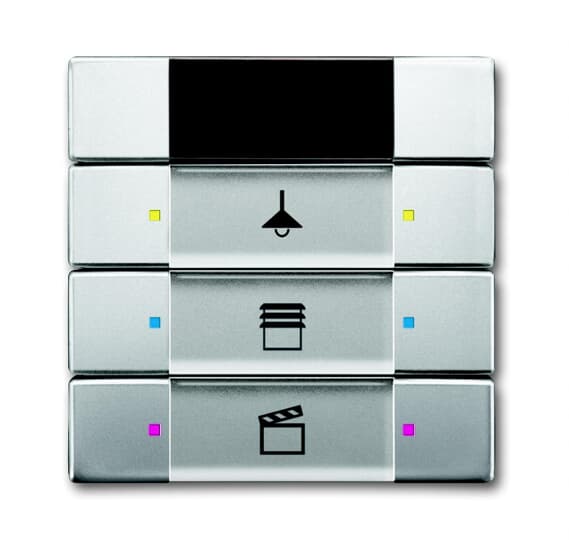 ABB - 6129/01-866-500 control element 3/6g with IR, INT, RIC, ACC, INOX.