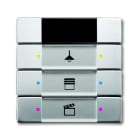 ABB - 6129/01-866-500 control element 3/6g with IR, INT, RIC, ACC, INOX.