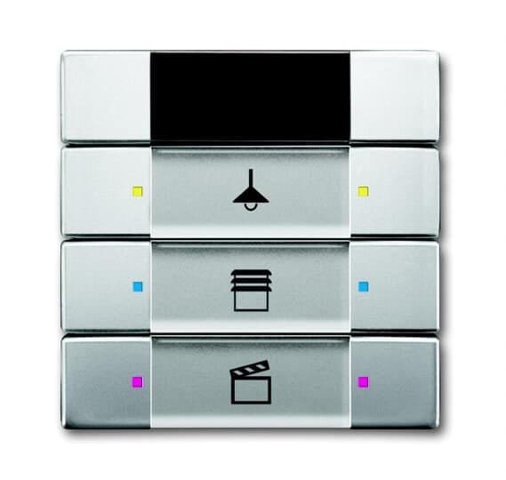 ABB - 6129/01-866-500 control element 3/6g with IR, INT, RIC, ACC, INOX.
