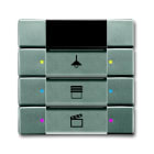 ABB - Control element 3/6g with IR, INT 3/6, RIC.IR, GRIG METALL.