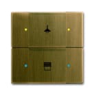 ABB - 6126/02-840-500 cont.-element KNX 2g INT. 2/4 TASTI MF OTTONE ANT.