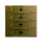 ABB - 6127/02-840-500 cont.-element KNX 4g INT. 4/8 TASTI MF OTTONE ANT.
