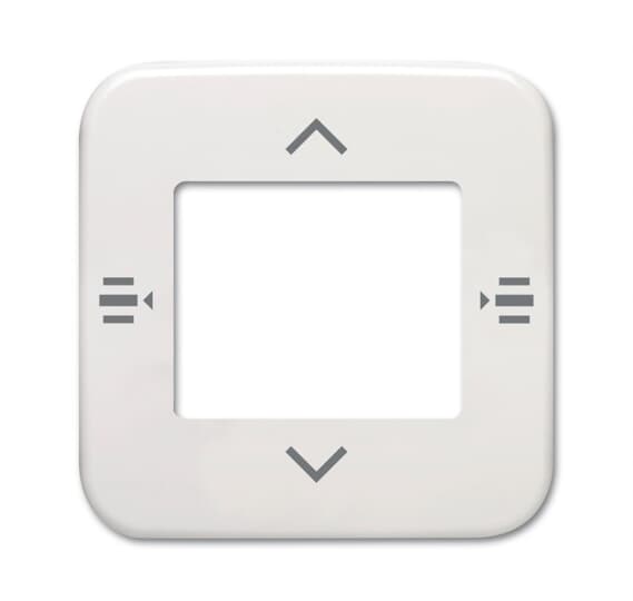ABB - Coverplate f. CE 6108/61-214-500, COPERTURA 6108/60 bianco AL.