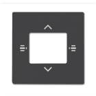 ABB - 6108/61-81-500 coverplate for CE 6108/60, anthracite.