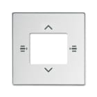 ABB - 6108/61-83-500 coverplate f. CE copertura 6108/60, alluminio