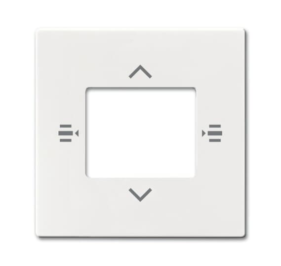 ABB - 6108/61-84-500 Coverplate f. CE COPERTURA 6108/60, BIANCO LUC.