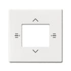 ABB - 6108/61-84-500 Coverplate f. CE COPERTURA 6108/60, BIANCO LUC.