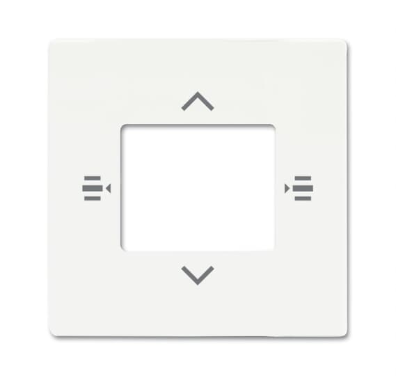 ABB - Coverplate f. CE 6108/61-884-500, COPERTURA 6108/60 bianco op.