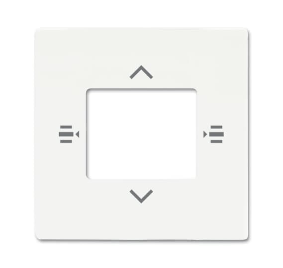 ABB - Coverplate f. CE 6108/61-884-500, COPERTURA 6108/60 bianco op.