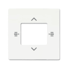 ABB - Coverplate f. CE 6108/61-884-500, COPERTURA 6108/60 bianco op.