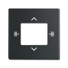 ABB - Coverplate per CE 6108/61-885 e COPERTURA 6108/60, nero opac.