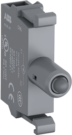ABB - MLBL-02R Blocco LED Integrato 48VAC/DC Rosso Modular LED Block