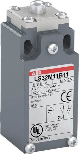 ABB - LS30M11B11 Limit Switch FINECORSA: affidabile e preciso, ideale per il controllo di movimenti meccanici.