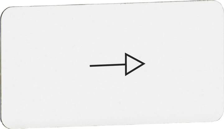 ABB - Targhetta LEGEND PLATE MA6-1034 per identificazione precisa e professionale.