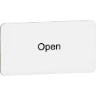 ABB - Targhetta Legend Plate MA6-1037 per aperture.