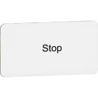 ABB - Targhetta Stop Legend Plate MA6-1045 per segnalazioni precise.
