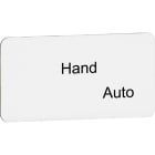 ABB - Targhetta Legend Plate MA6-1079 per auto a mano. KV 708 9