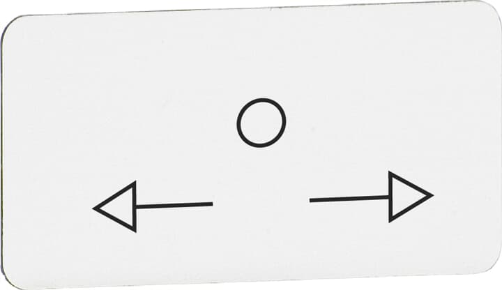 ABB - LEGEND PLATE MA6-1080 TARGHETTA