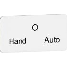 ABB - Targhetta MA6-1083 per uso a mano o auto, leggendaria e resistente. KV 712 1