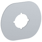 ABB - Legend Plate MA6-1000 Targhetta 1 Foro Alluminio