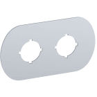 ABB - Targhetta in alluminio con 2 fori per LEGEND PLATE MA6-1002.