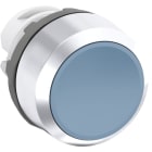 ABB - Modular Pushbutton blu MP1-20L P. instabile con ghiera cromata.