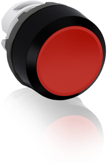 ABB - Red Modular Pushbutton MP2-10R P. Stabile Rosso Gh. Nera.