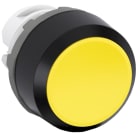 ABB - Modular Pushbutton giallo stabile con ghiera nera MP2-10Y.