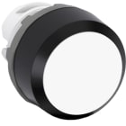 ABB - Modular Pushbutton Bianco MP2-10W P. Stabile con Ghiera Nera KW 091 9