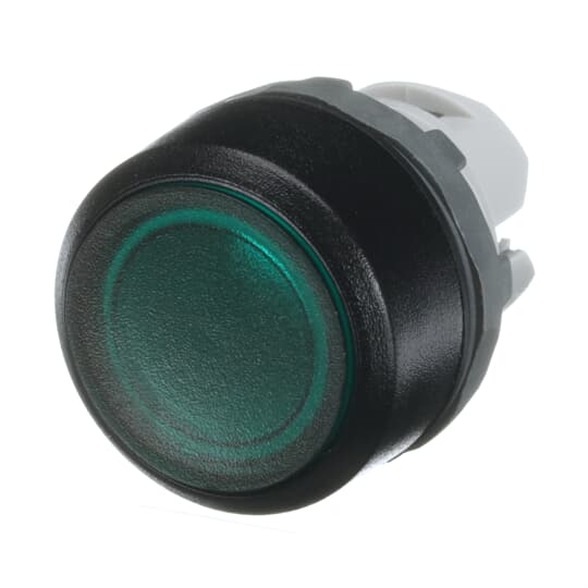 ABB - Green Modular Pushbutton MP1-11G P. INST.LUMIN.VERDE GH. NERA. KW 100 8