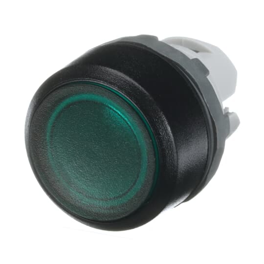 ABB - Green Modular Pushbutton MP1-11G P. INST.LUMIN.VERDE GH. NERA.